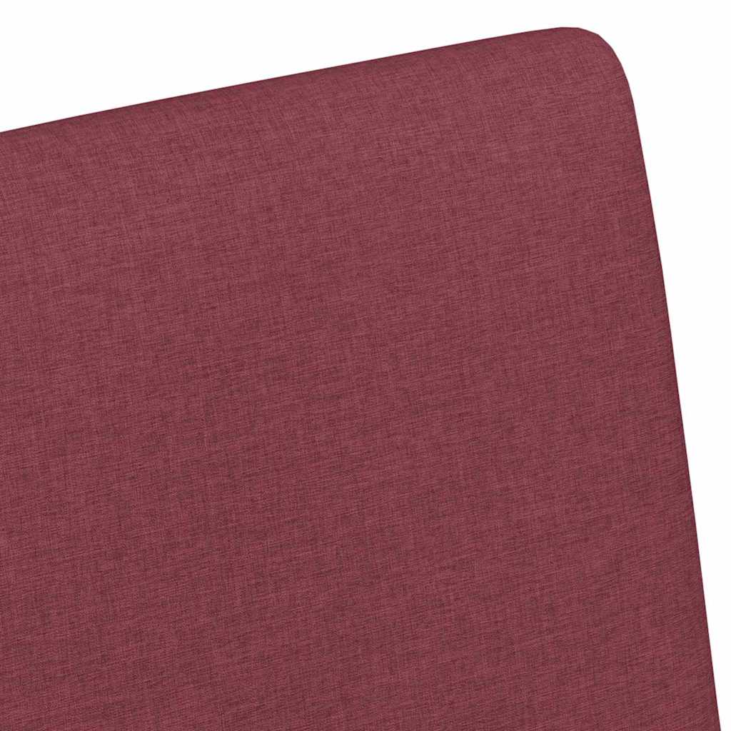 Chaises de Salle à Manger avec Roues 2 pcs Rouge bordeaux - XIOS