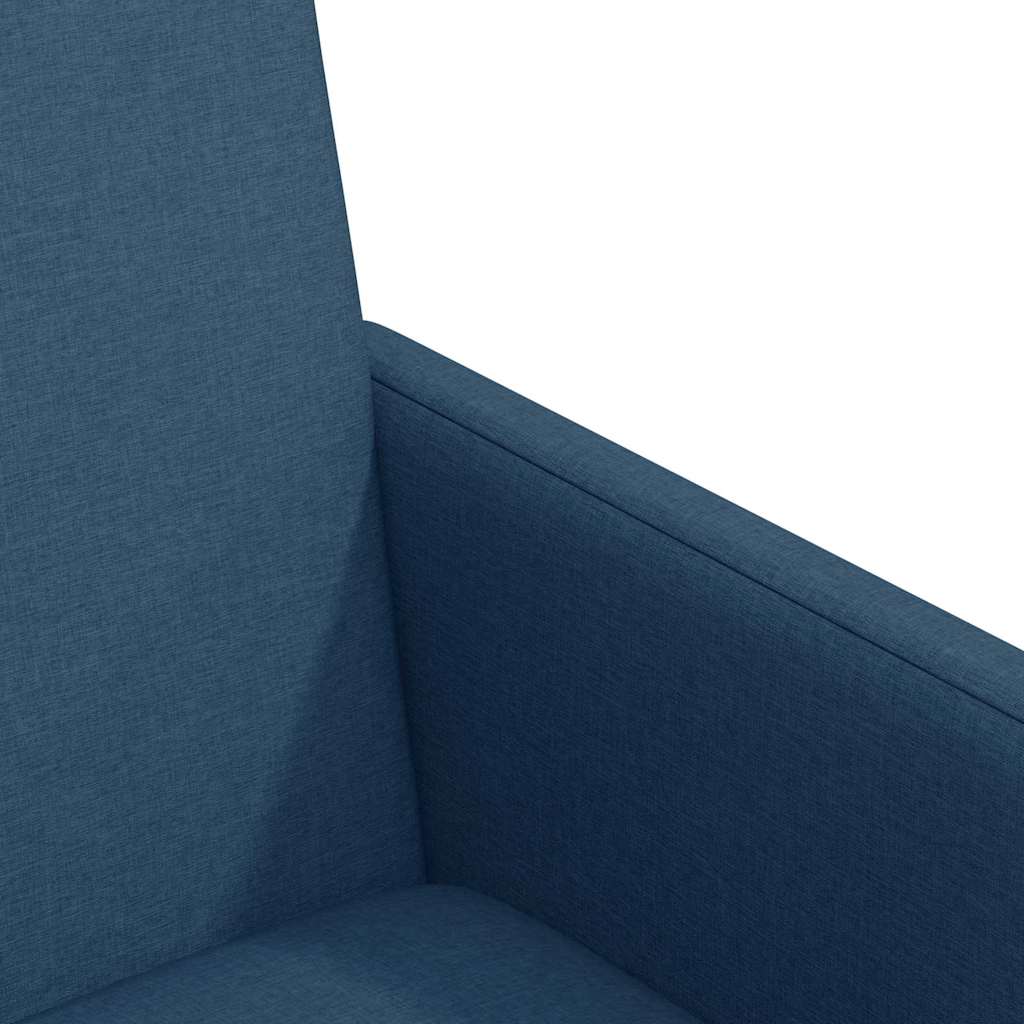 Chaises de Salle à Manger avec Roues 2 pcs Bleu 57 x 66 x 94 cm - XIOS