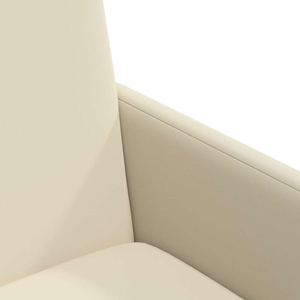 Chaises de Salle à Manger avec Roues avec des roues 2 pcs Crème - XIOS
