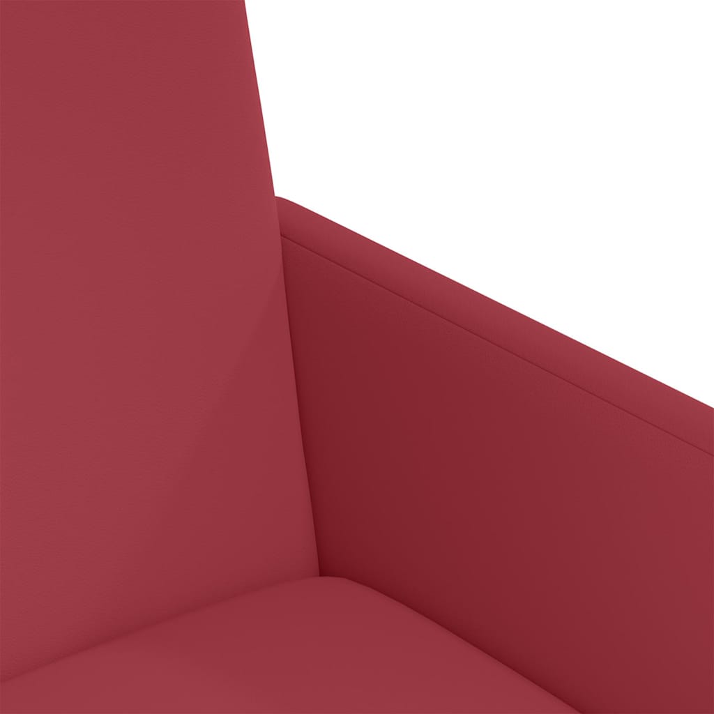 Chaises de Salle à Manger avec Roues 2 pcs Rouge bordeaux - XIOS