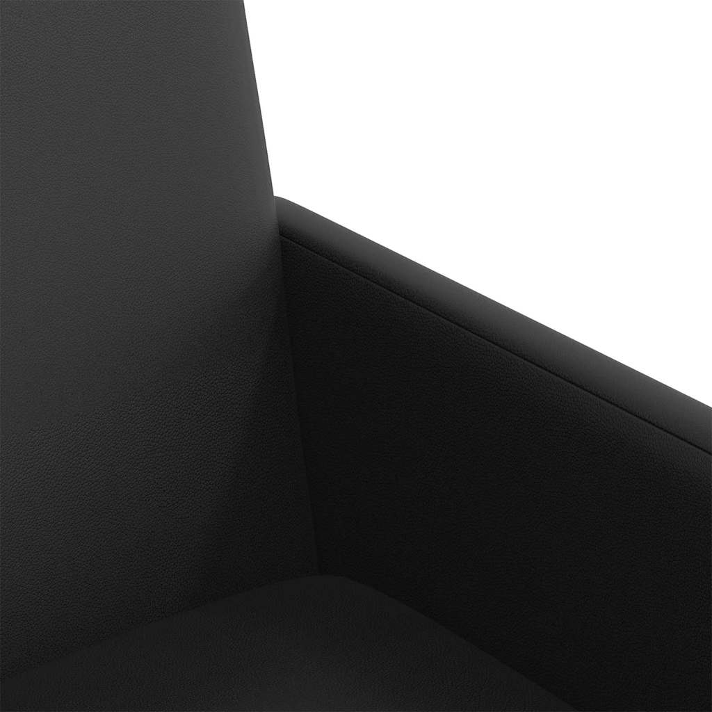 Chaises de Salle à Manger avec Roues 2 pcs Noir 57 x 66 x 94 cm - XIOS