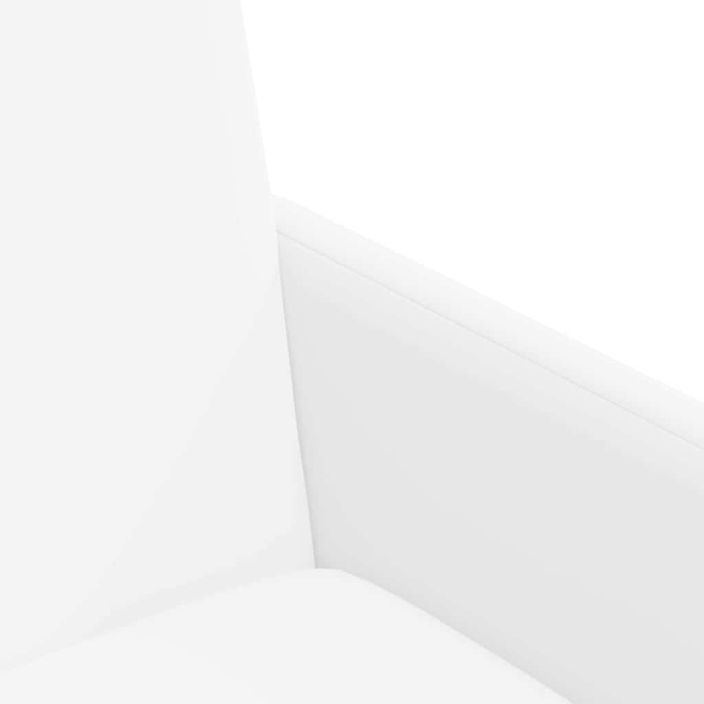 Chaises de salle à manger 2 pcs Blanc 57 x 66 x 94 cm Faux cuir - XIOS