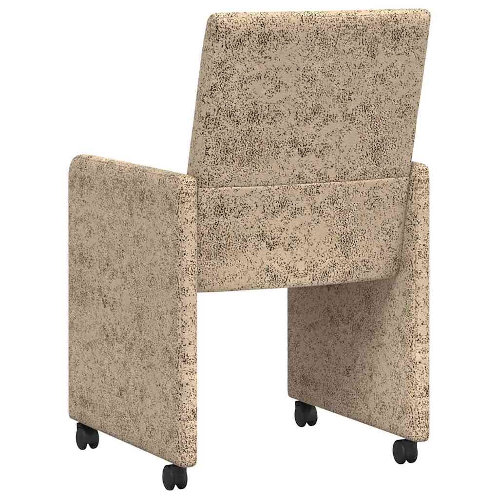 Chaises de Salle à Manger avec Roues 2 pcs Gris clair - XIOS