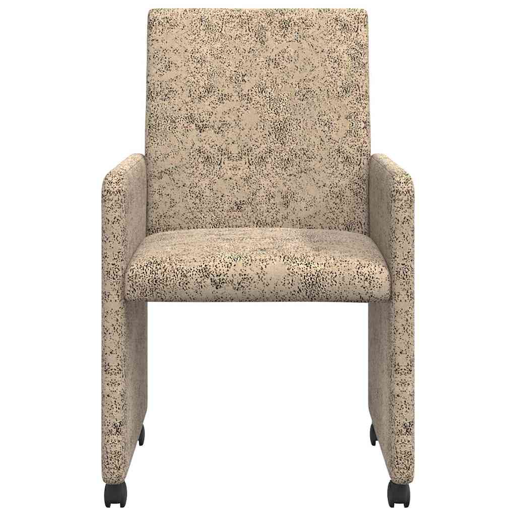 Chaises de Salle à Manger avec Roues 2 pcs Gris clair - XIOS