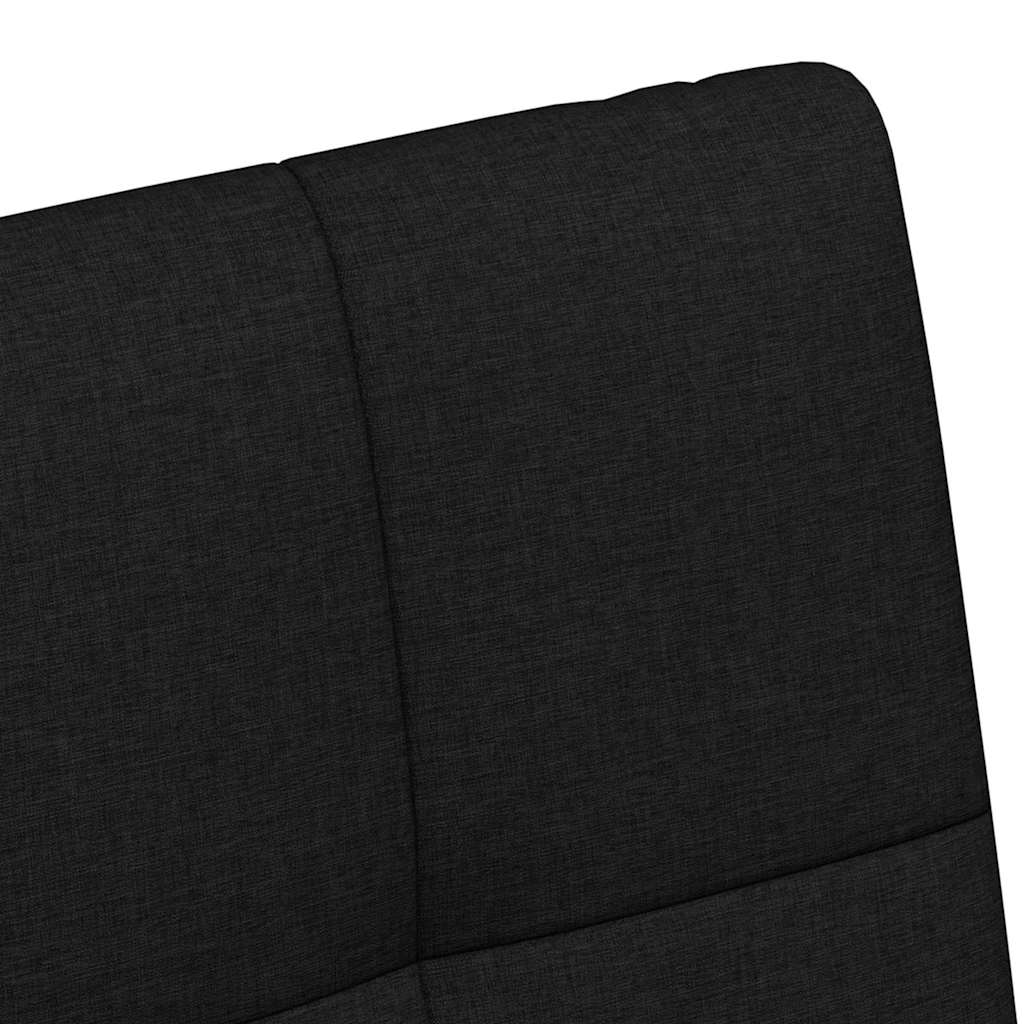 Chaises de Salle à Manger avec Roues 2 pcs Noir 58 x 65 x 94 cm - XIOS