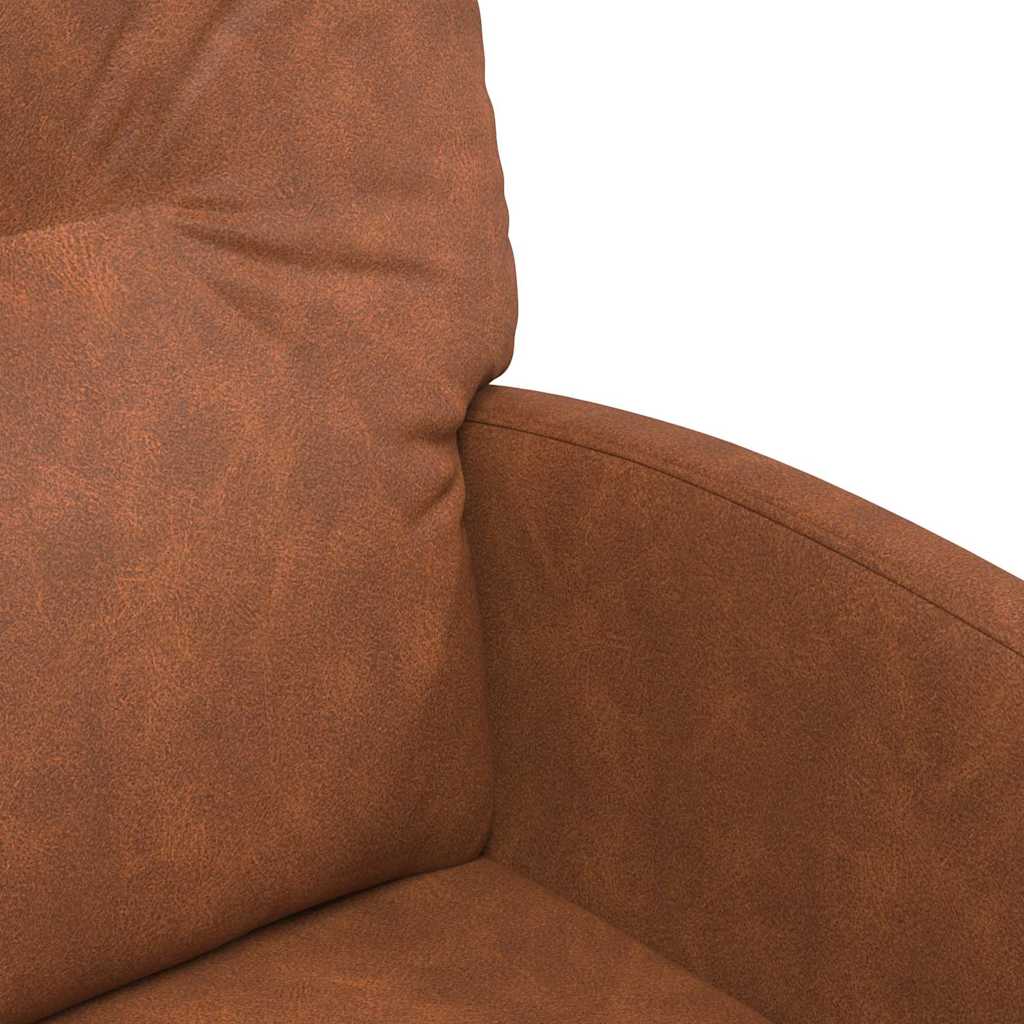 Chaises de Salle à Manger avec Roues 2 pcs Marron Simili cuir - XIOS