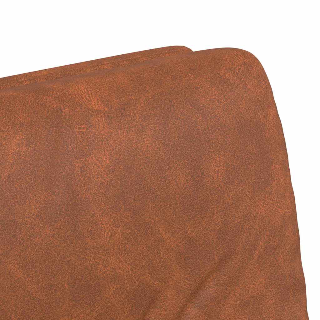 Chaises de Salle à Manger avec Roues 2 pcs Marron Simili cuir - XIOS