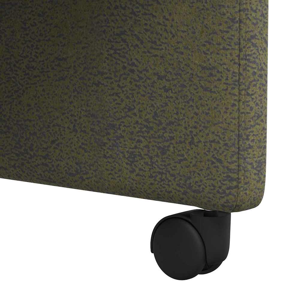 Chaises de Salle à Manger avec Roues 2 pcs Vert armée - XIOS