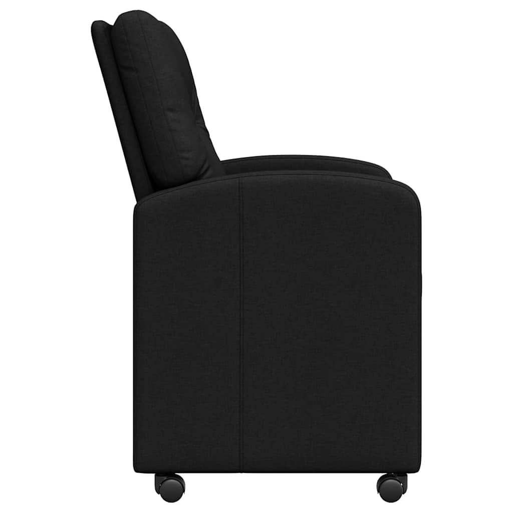 Chaises de Salle à Manger avec Roues 2 pcs Noir 57 x 67 x 95 cm - XIOS