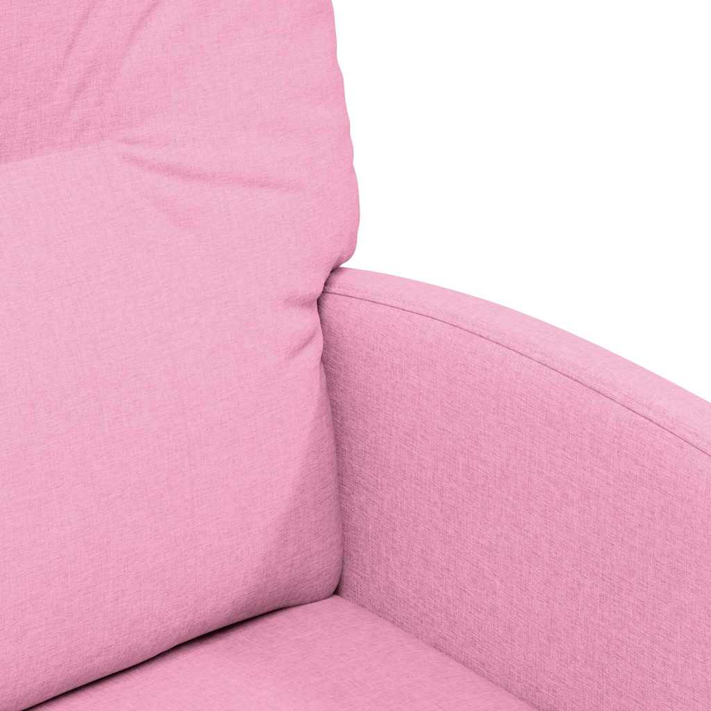 Chaises de Salle à Manger avec Roues 2 pcs Rose 57 x 67 x 95 cm - XIOS