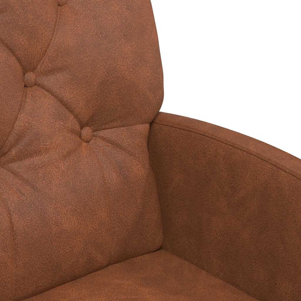 Chaises de Salle à Manger avec Roues 2 pcs Marron Faux cuir - XIOS