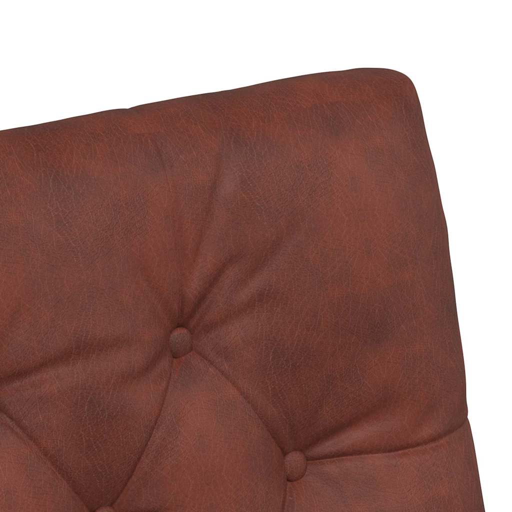 Chaises de Salle à Manger avec Roues 2 pcs Marron brillant - XIOS