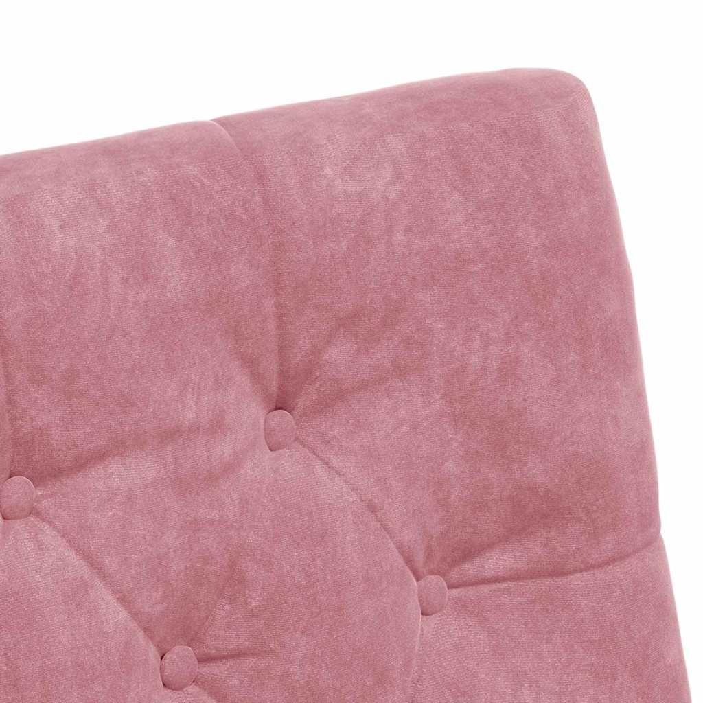 Chaises de Salle à Manger avec Roues 2 pcs Rose 58 x 67 x 97 cm - XIOS