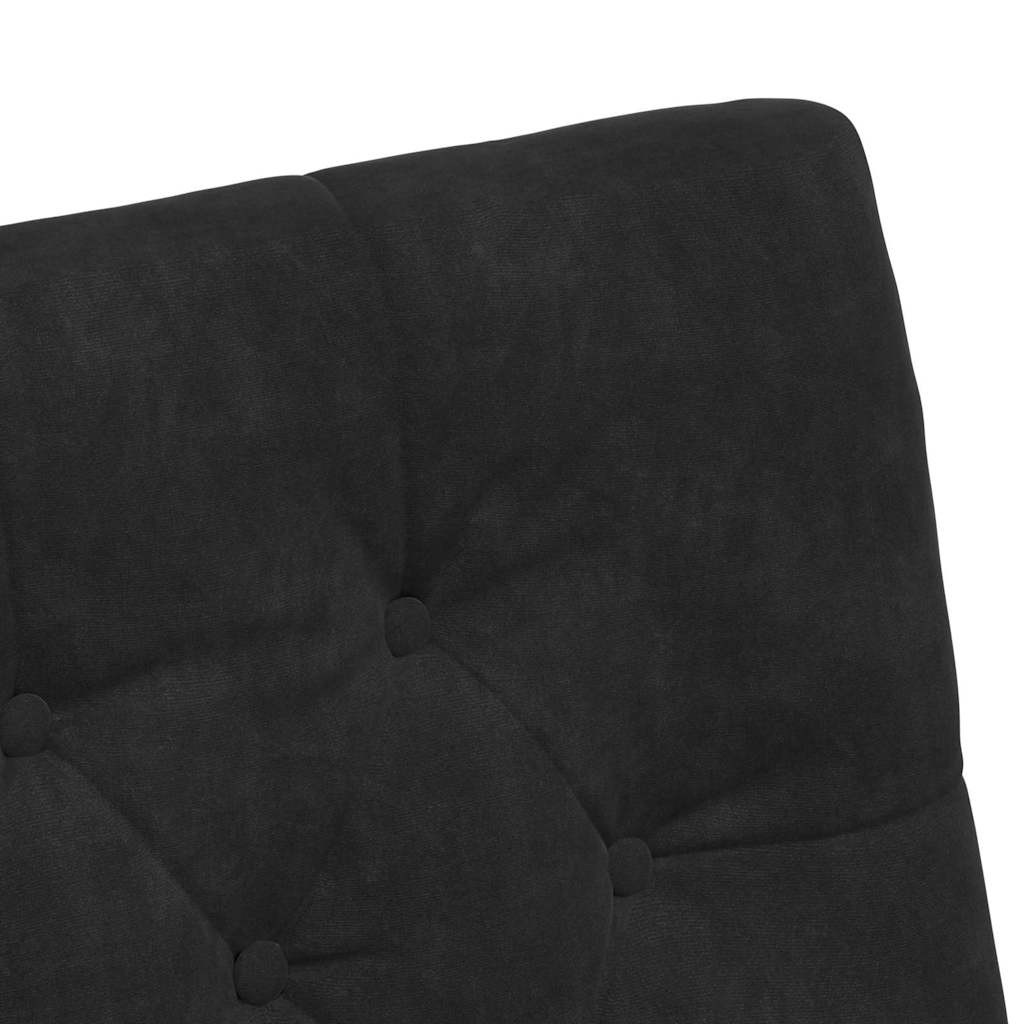 Chaises de Salle à Manger avec Roues 2 pcs Noir 58 x 67 x 97 cm - XIOS