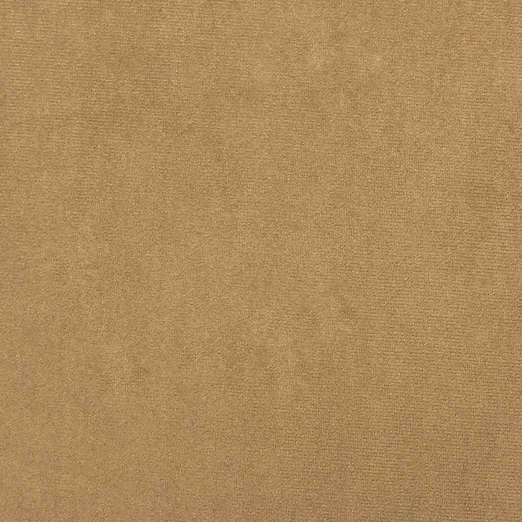 Chaises de Salle à Manger avec Roues 2 pcs Marron Velours - XIOS