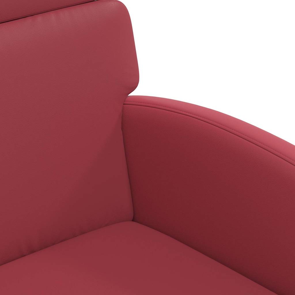 Chaises de Salle à Manger avec Roues 2 pcs Rouge bordeaux - XIOS