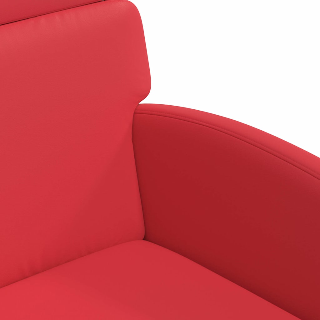 Chaises de Salle à Manger avec Roues avec des roues 2 pcs Rouge - XIOS