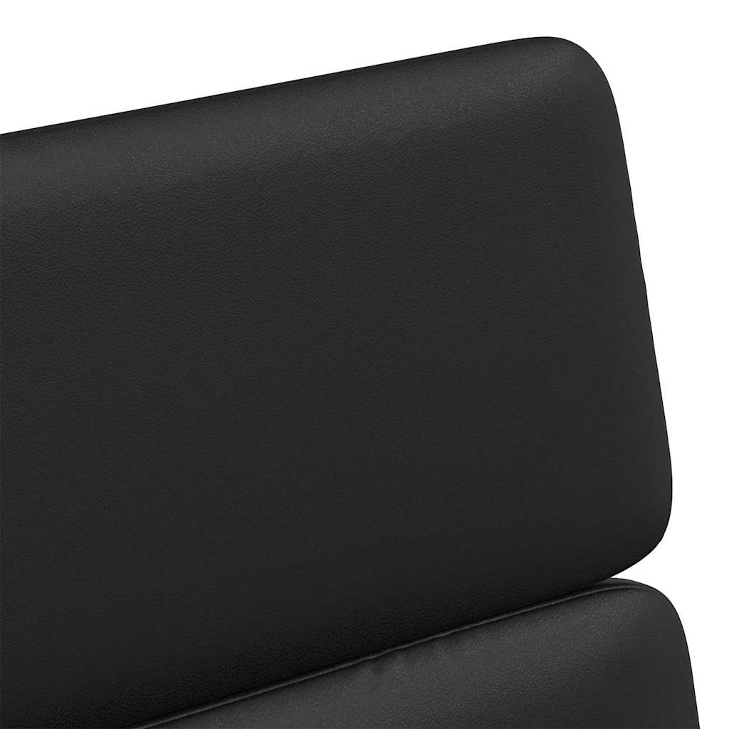 Chaises de Salle à Manger avec Roues 2 pcs Noir 58 x 65 x 98 cm - XIOS