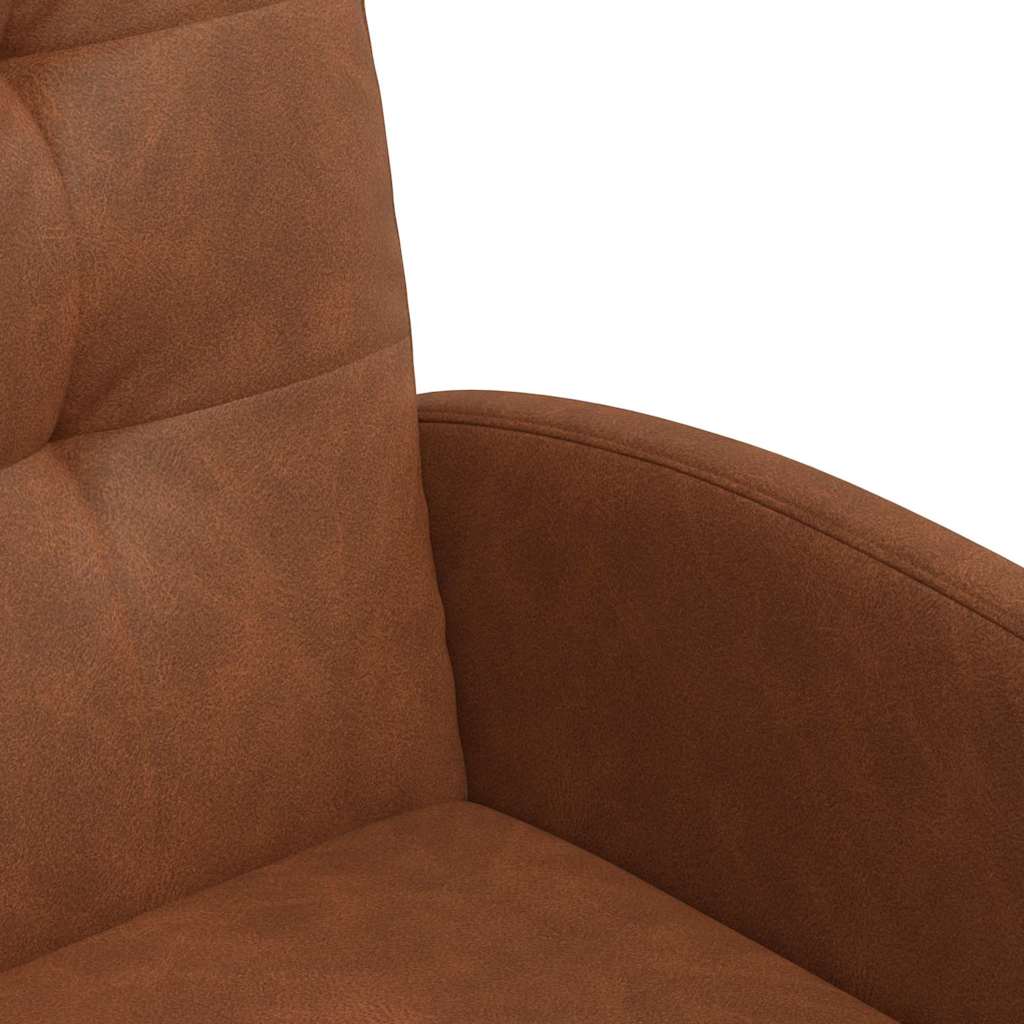 Chaises de Salle à Manger avec Roues 2 pcs Marron Simili cuir - XIOS