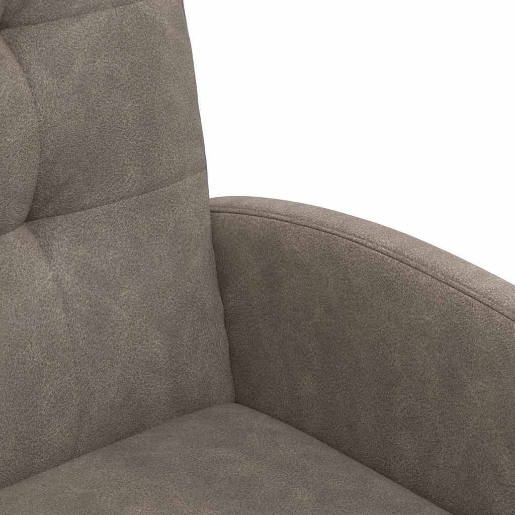 Chaises de Salle à Manger avec Roues 2 pcs Gris 58 x 67 x 97 cm - XIOS
