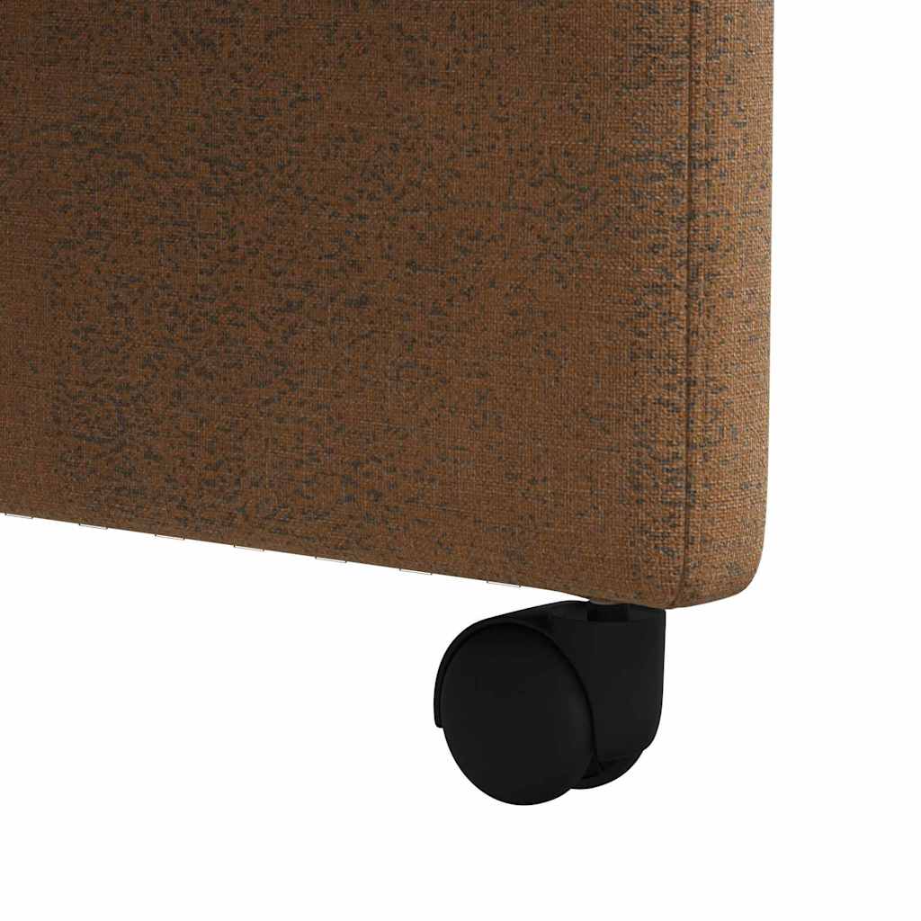 Chaises de Salle à Manger avec Roues 2 pcs Marron - XIOS