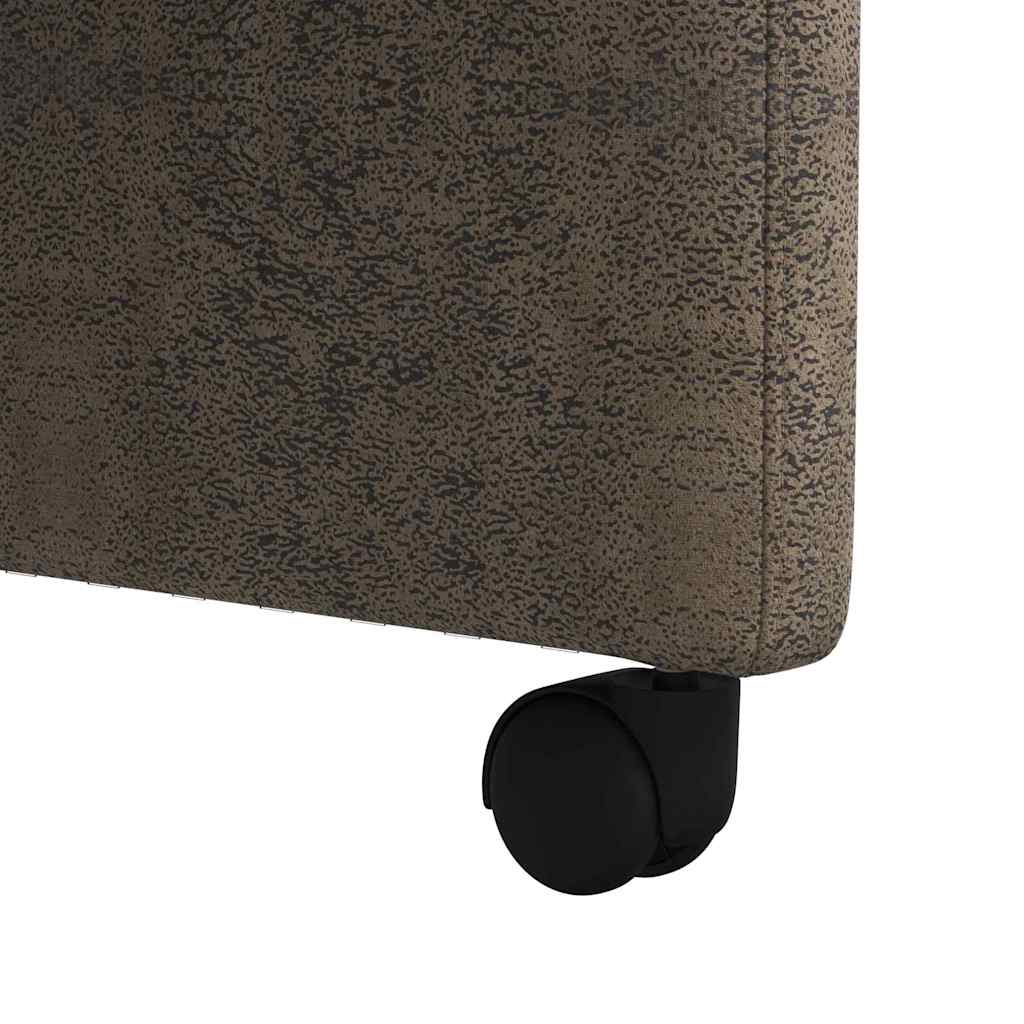 Chaises de Salle à Manger avec Roues 2 pcs Gris foncé - XIOS