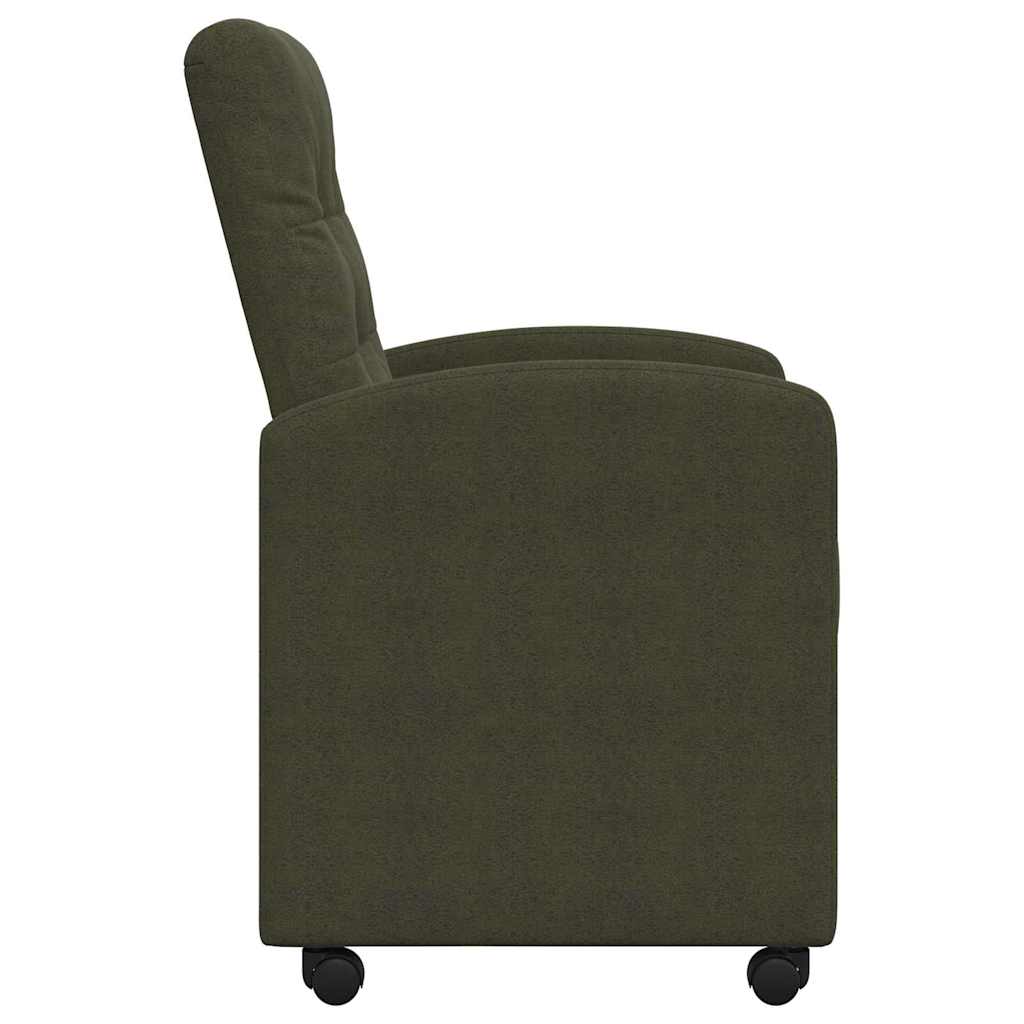 Chaises de Salle à Manger avec Roues 2 pcs Vert armée - XIOS