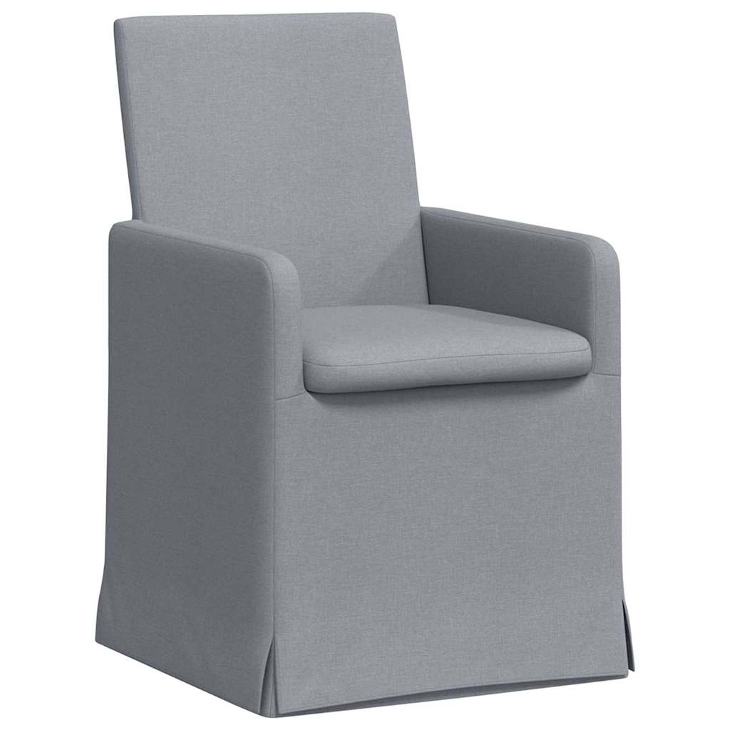 Chaises de salle à manger 2 pcs Gris clair 57 x 67 x 95 cm - XIOS