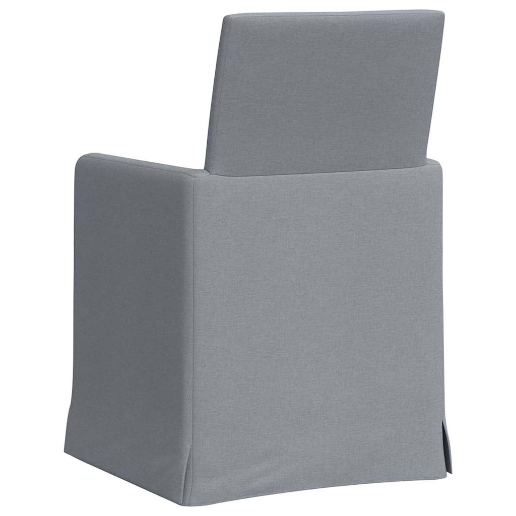 Chaises de salle à manger 2 pcs Gris clair 57 x 67 x 95 cm - XIOS