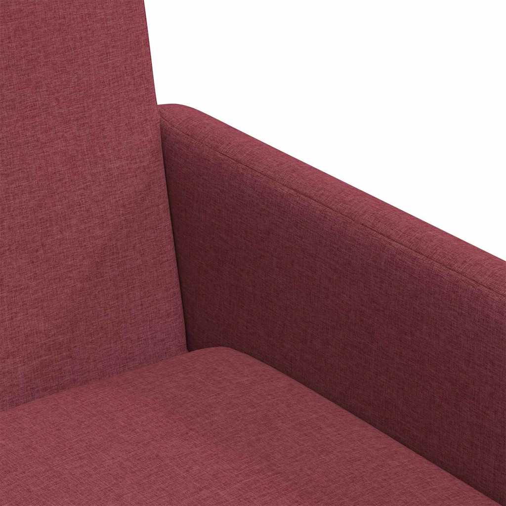 Chaises de salle à manger 2 pcs Bordeaux 57 x 67 x 95 cm tissu - XIOS