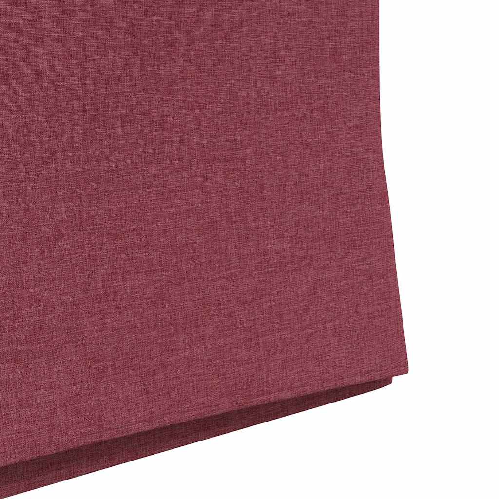 Chaises de salle à manger 2 pcs Bordeaux 57 x 67 x 95 cm tissu - XIOS