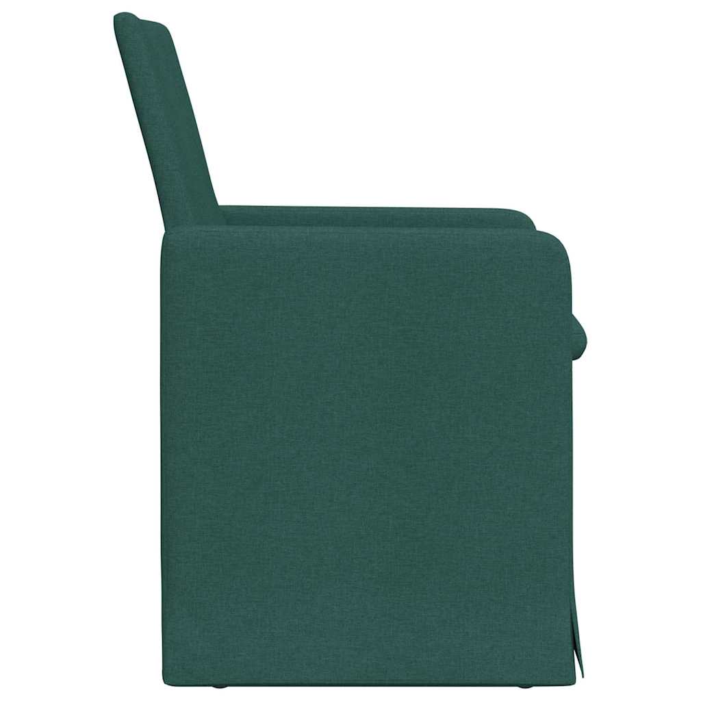 Chaises de salle à manger 2 pcs Vert foncé 57 x 67 x 95 cm - XIOS