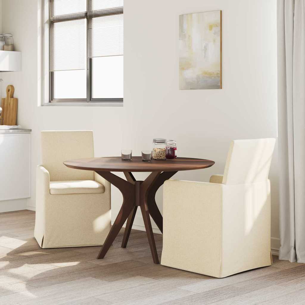 Chaises de salle à manger 2 pcs Crème 57 x 67 x 95 cm tissu - XIOS