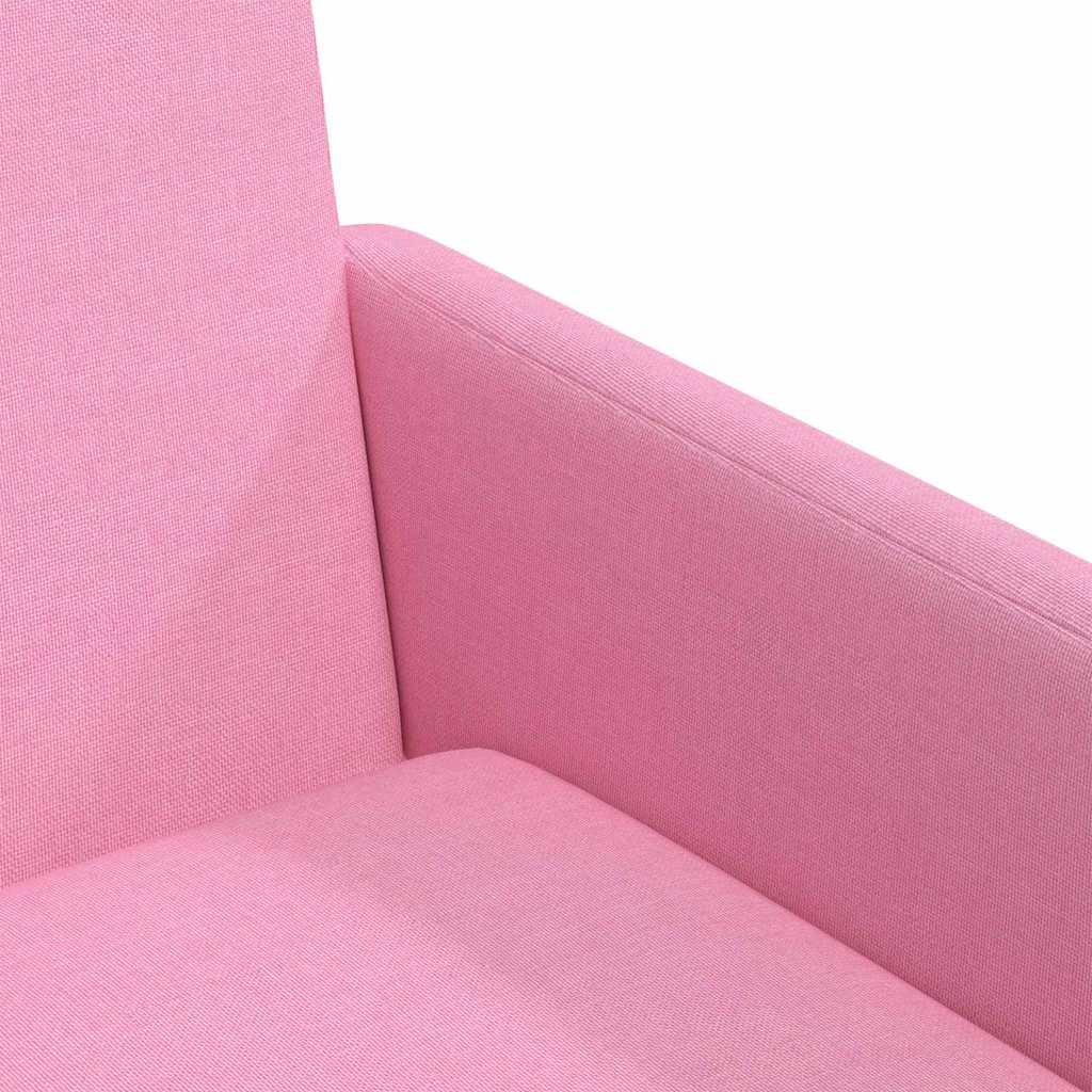 Chaises de salle à manger 2 pcs Rose 57 x 67 x 95 cm tissu - XIOS