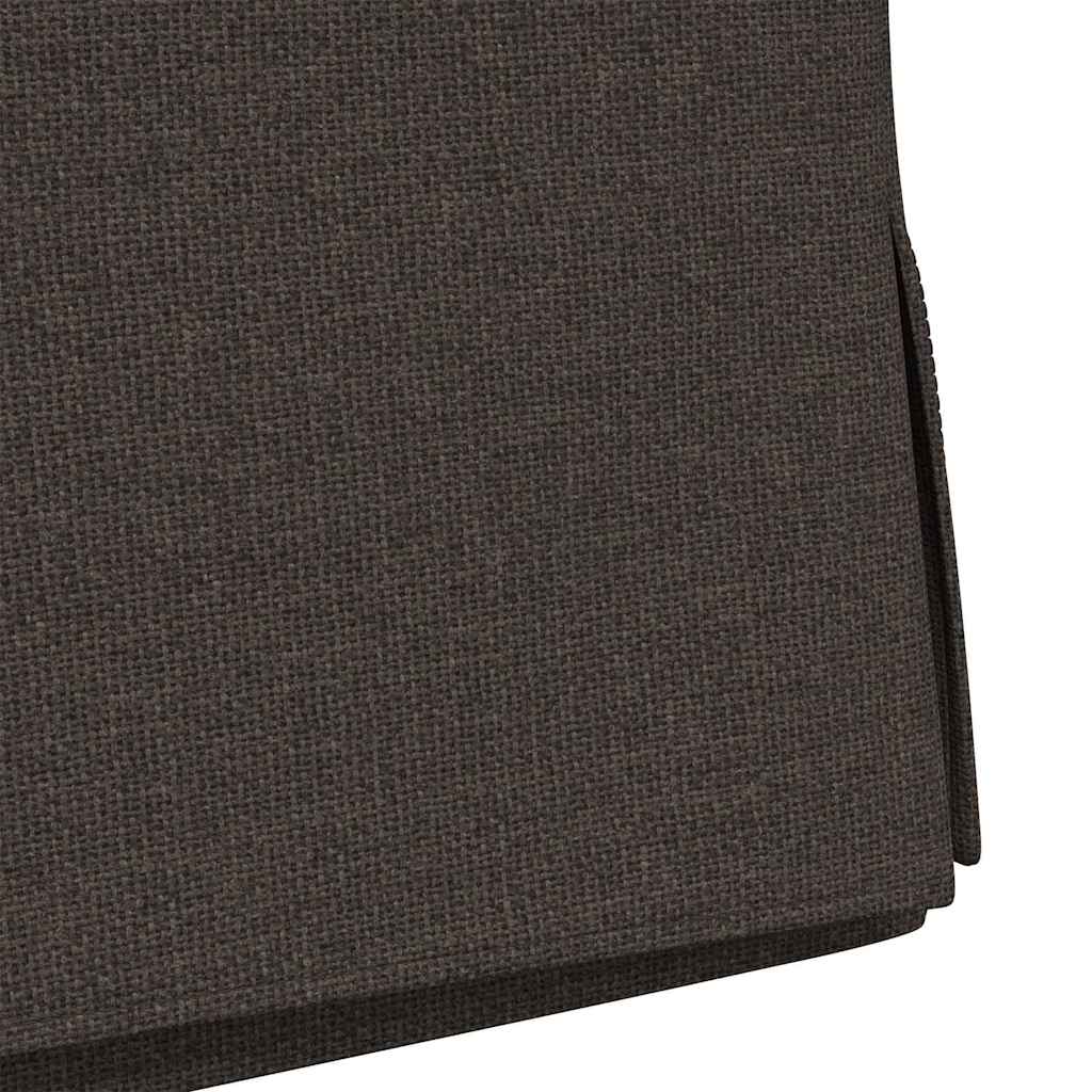 Chaises de salle à manger 2 pcs Gris foncé 57 x 67 x 98 cm Lin - XIOS
