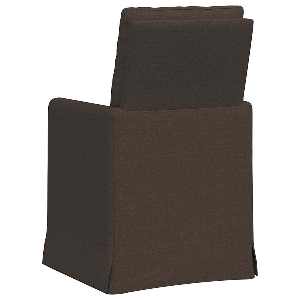 Chaises de salle à manger 2 pcs Gris foncé 57 x 67 x 98 cm Lin - XIOS