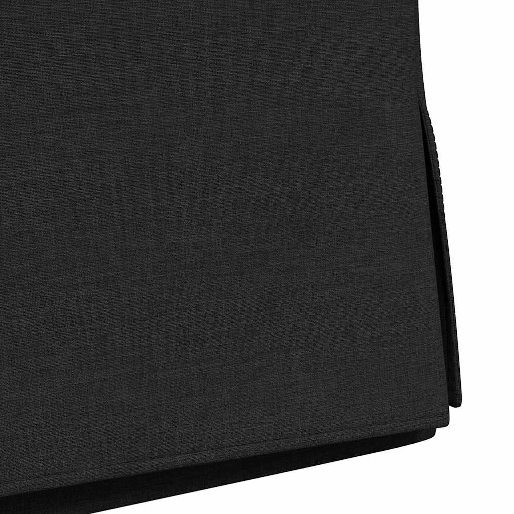 Chaises de salle à manger 2 pcs Noir 57 x 67 x 98 cm tissu - XIOS