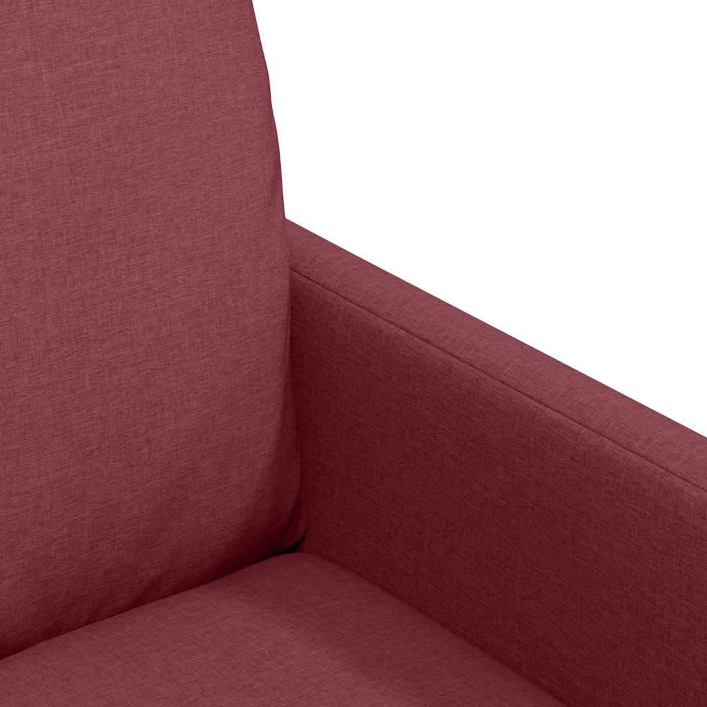 Chaises de salle à manger 2 pcs Bordeaux 57 x 67 x 98 cm tissu - XIOS