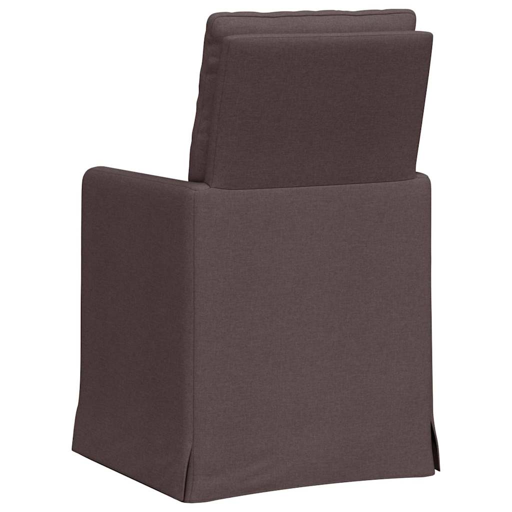 Chaises de salle à manger 2 pcs Marron foncé 57 x 67 x 98 cm - XIOS