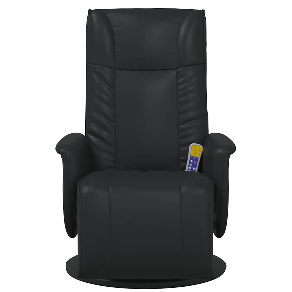 Fauteuil de massage pivotant Noir 71 x 90 x 105 cm Simili cuir - XIOS