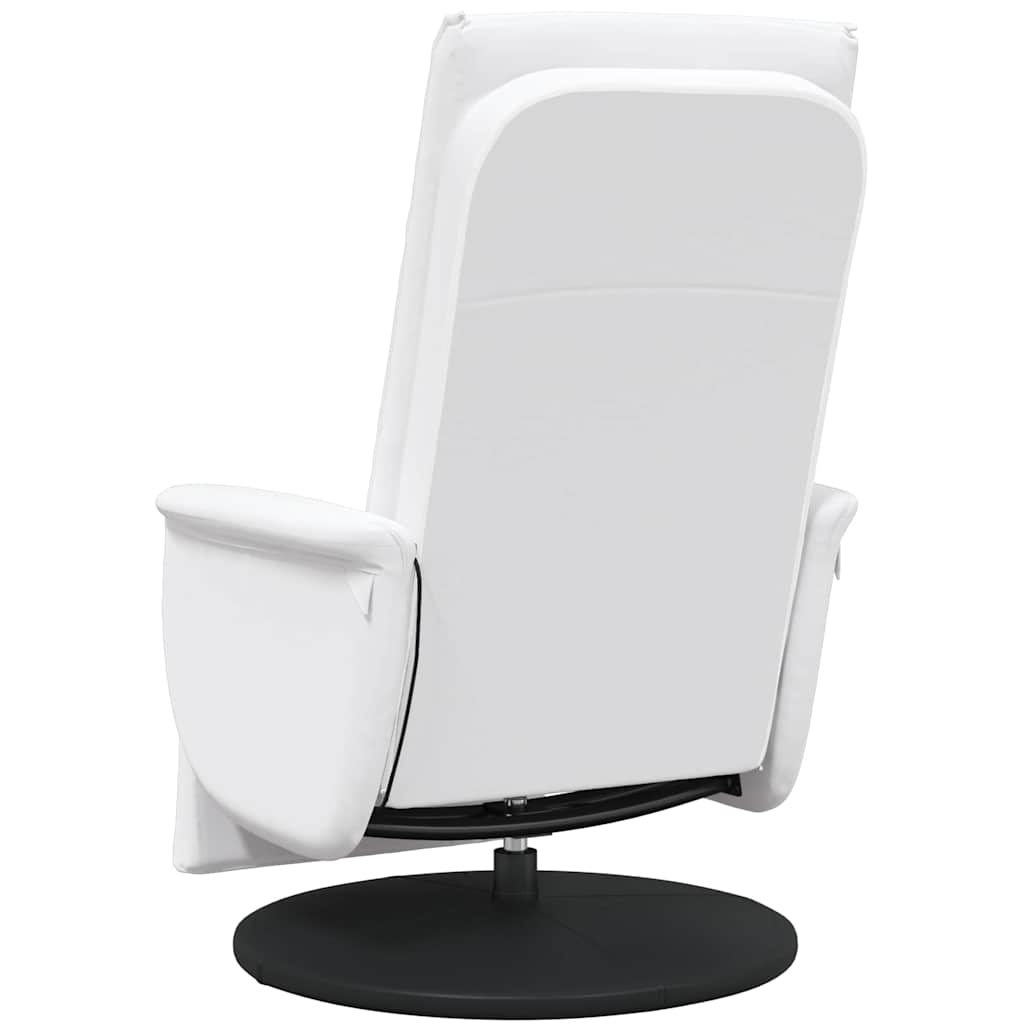 Fauteuil de massage pivotant Blanc 71 x 90 x 105 cm Simili cuir - XIOS