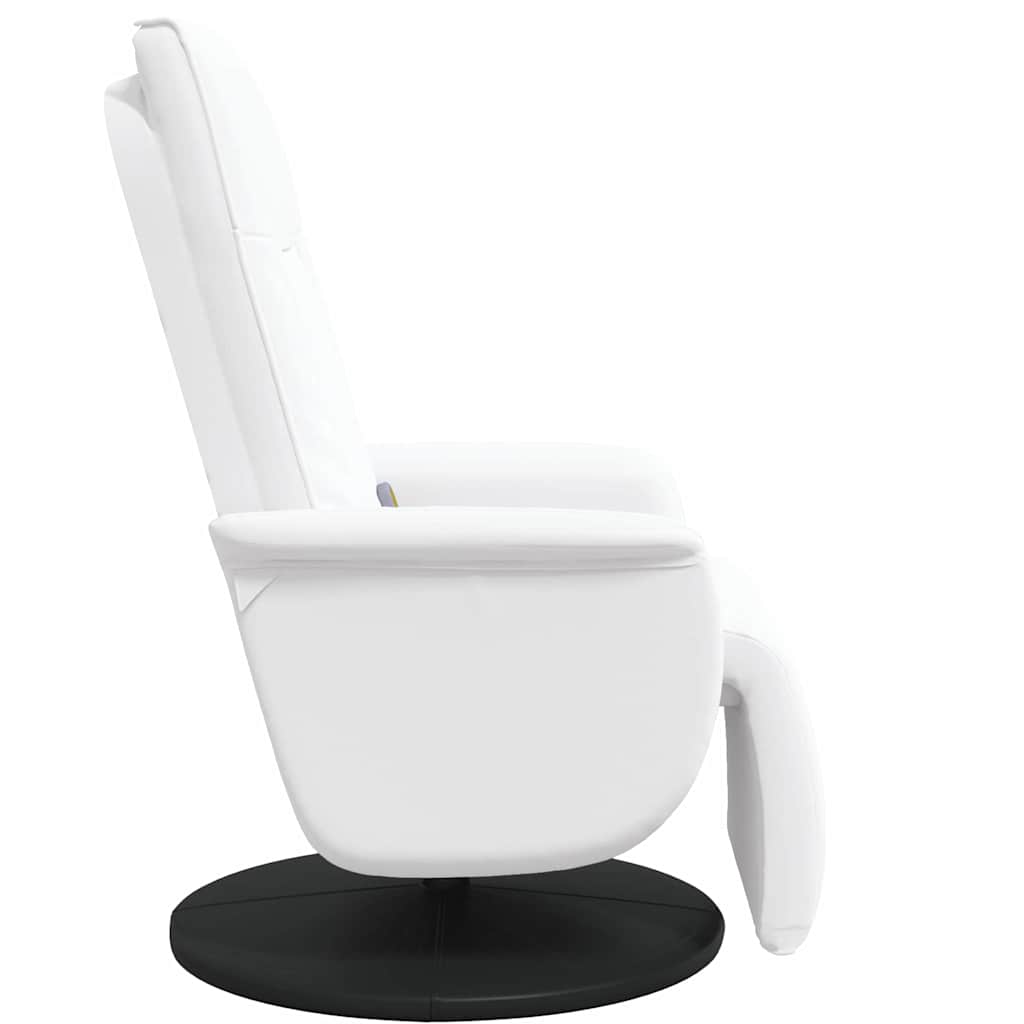 Fauteuil de massage pivotant Blanc 71 x 90 x 105 cm Simili cuir - XIOS
