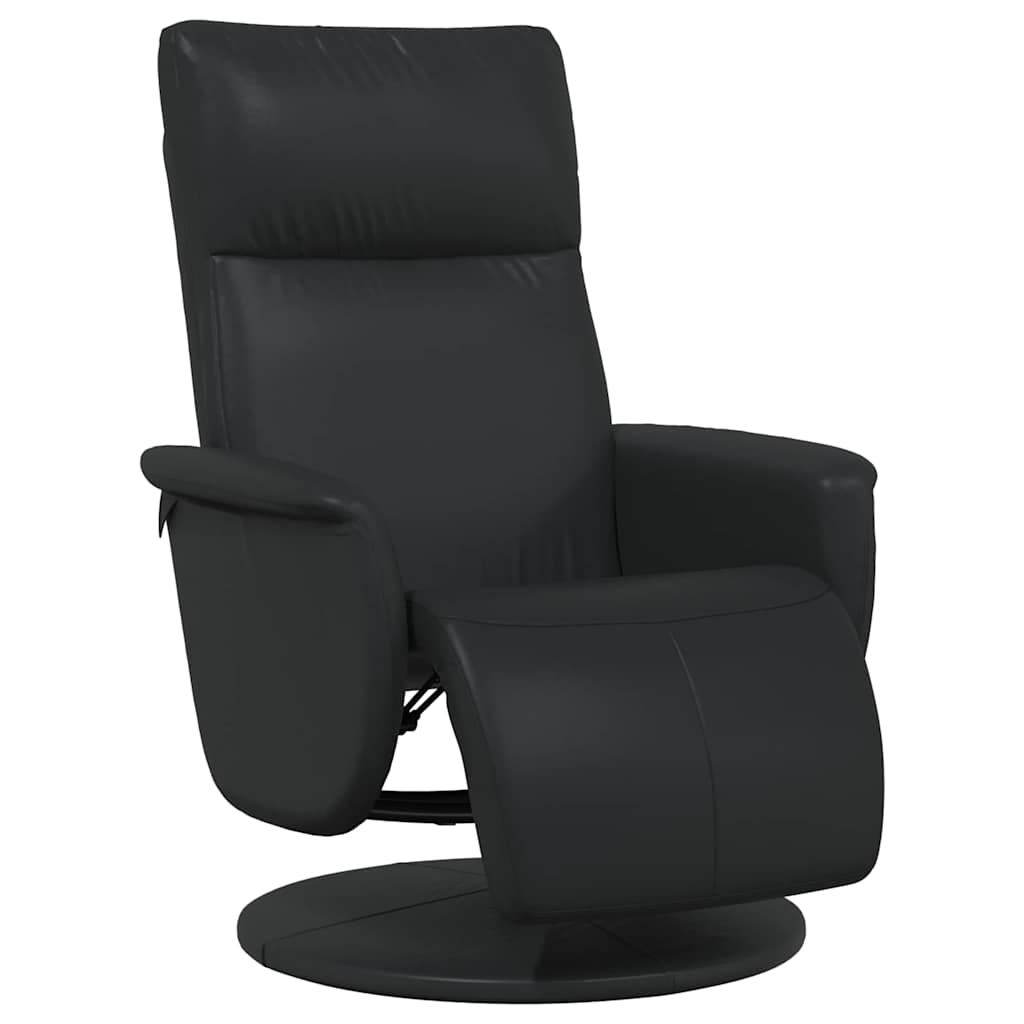 Fauteuil de massage inclinable Noir Simili cuir
