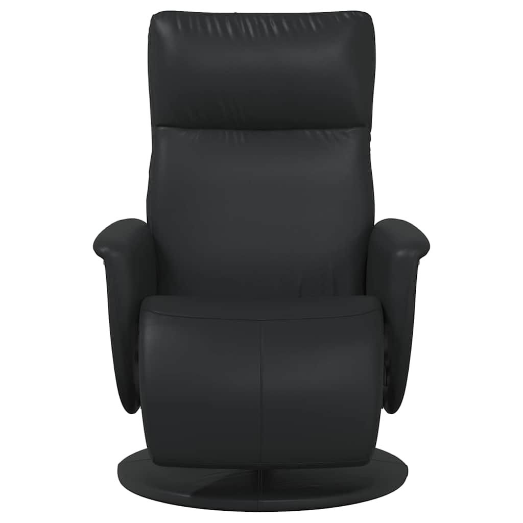 Fauteuil de massage inclinable Noir Simili cuir