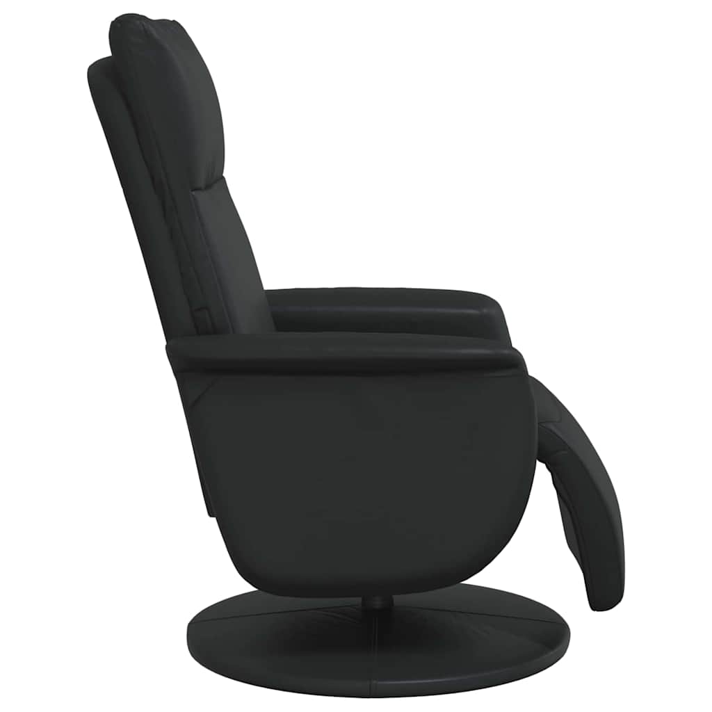 Fauteuil de massage inclinable Noir Simili cuir