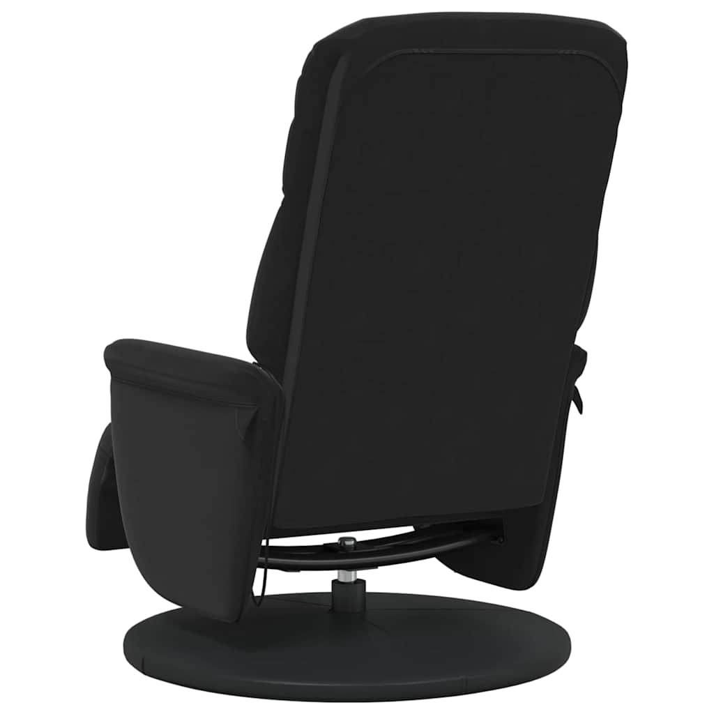 Fauteuil de massage inclinable Noir 91 x 71 x 105 cm Velours - XIOS