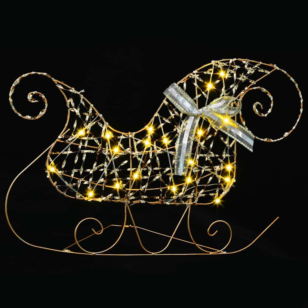 Rennes LED avec 40 LED 5 pcs Doré PET - XIOS