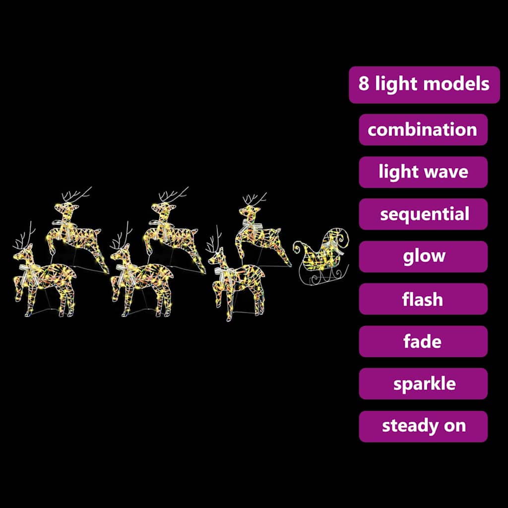 Rennes LED avec 40 LED 7 pcs Multicouleur PET - XIOS