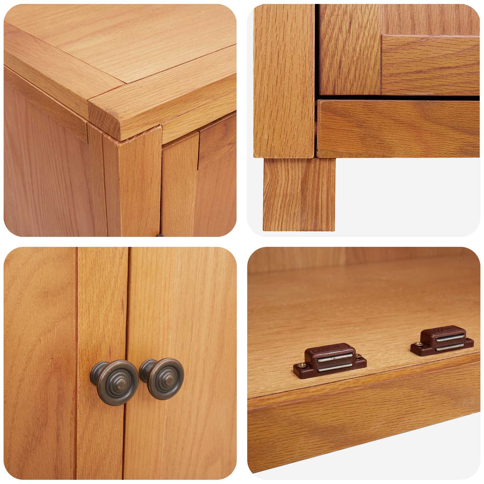 Ensemble de meubles de rangement 2 pc Naturel 80 x 35 x 185 cm - XIOS