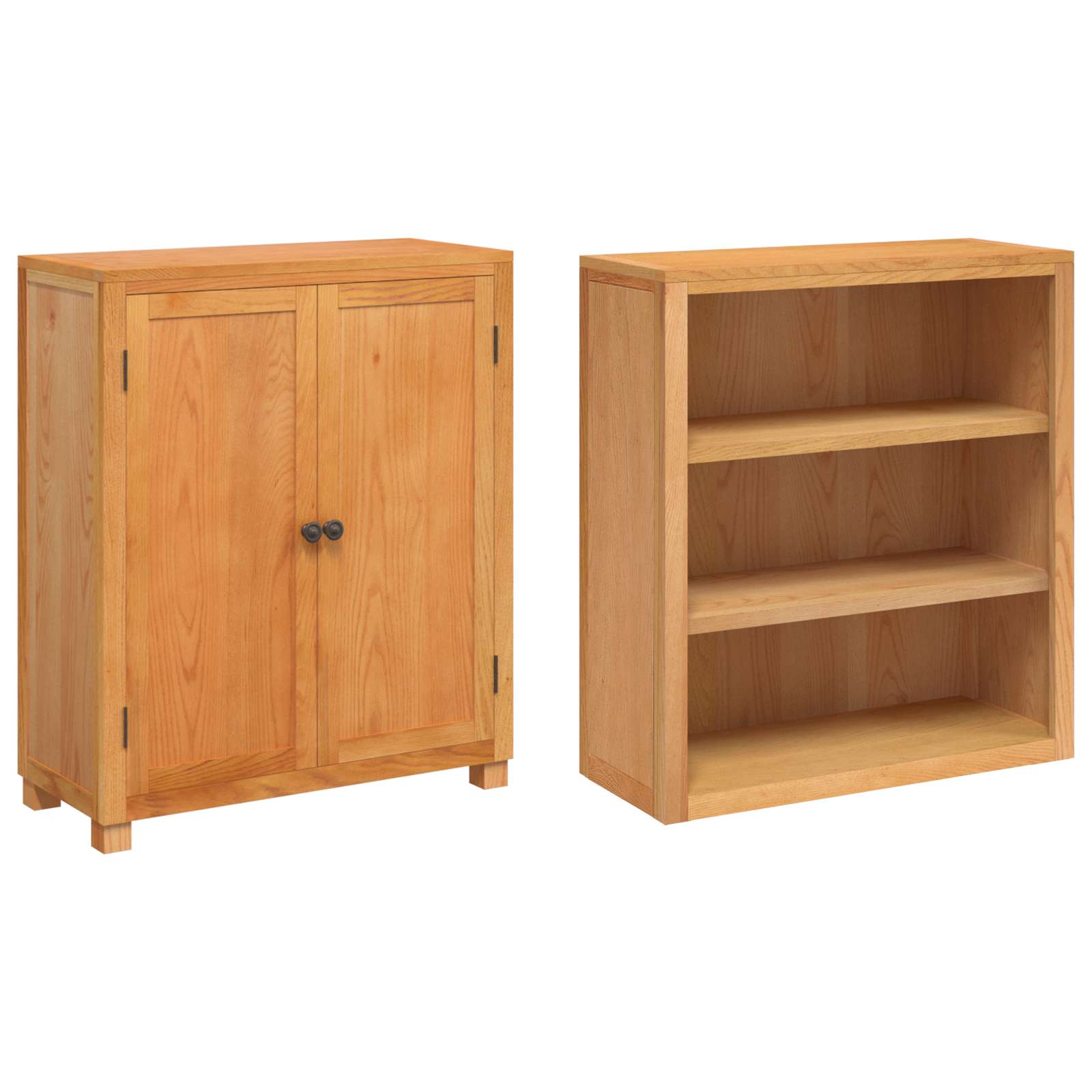 Ensemble de meubles de rangement 2 pc Naturel 80 x 35 x 185 cm - XIOS